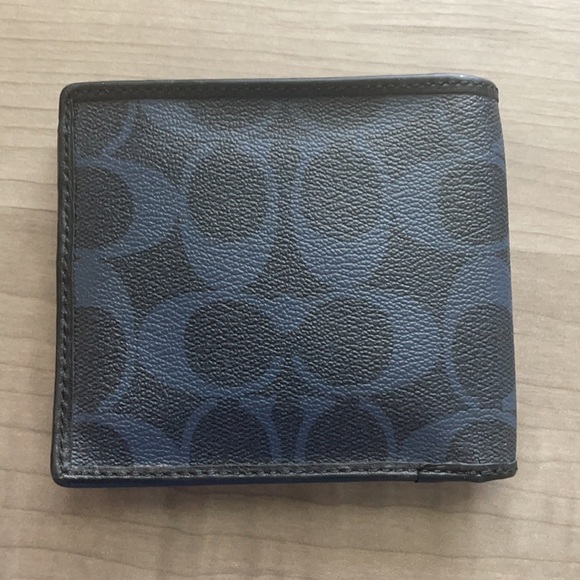 Men’s Blue Coach Wallet - Picture 2 of 6